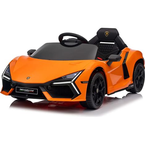 Auto Elettrica per Bambini 10,8V Lamborghini Revuelto Arancione Suoni