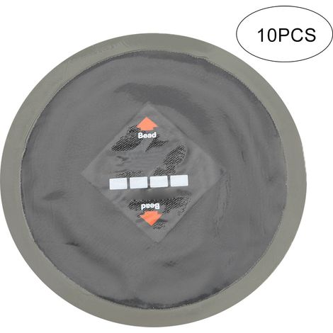 Lot de 10 rustines à froid de 90 mm pour pneus en caoutchouc naturel automobile, rustines pour pneus tubeless (1/5)