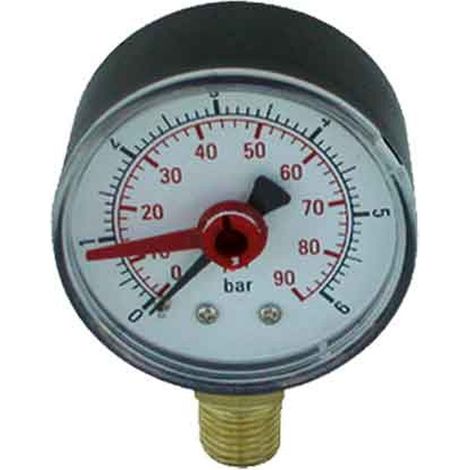 MANOMÈTRE À RACCORD RADIAL échelle 0÷6 bar
