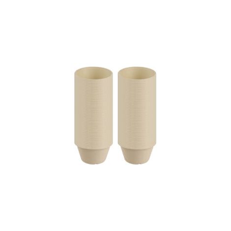 Lot de 100 Bols en Papier Jetables Beige - EINNENFFER - Capacité de 1,2 L, Idéaux pour Soupe, Salades, Collations, Parfaits pour Réunions, Pique-niques et Usage Quotidien