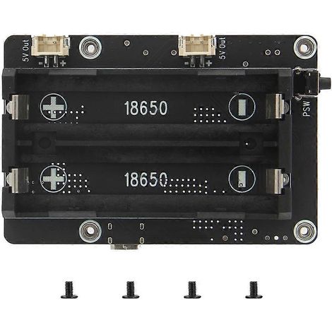 USV-Strommanagement-Erweiterungsplatine für Raspberry Pi 5, 18650-USV-Modul zur Bereitstellung von Notstrom für Raspberry Pi 5 (1/5)