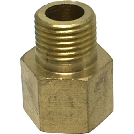 PC Messing-Adapter-Steckverbinder mit Außen- und Innengewinde, Buchse DN10 x DN10