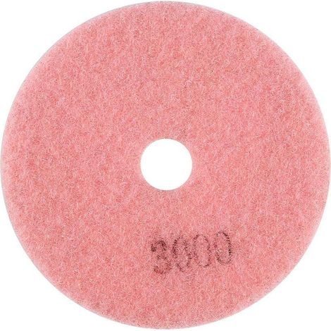 Tampon meulage diamant 100mm/4″ – 3000 – ponçage – granit / marbre / béton / pierre (1/3)