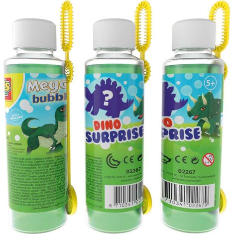 Super bulles de savon avec surprise 5+ dinosaures SES