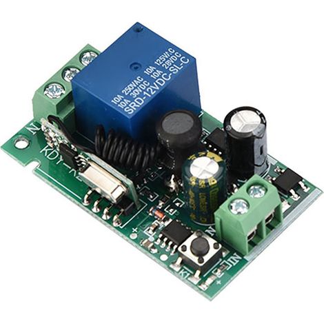 Interrupteur récepteur de relais de commande à distance sans fil FR 433 MHz AC85V-AC220V (1CH) (1/5)