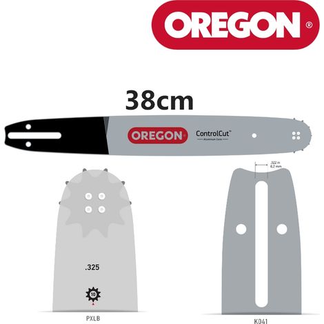 Guide chaine tronçonneuse 38 cm 325 058 64 dents