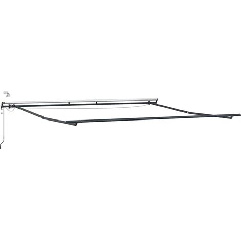 vidaXL Estructura del Toldo Gris antracita 450 x 350 cm Aluminio (1/2)