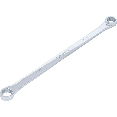 BGS  Llave  de  anillo doble  extra  larga  SW  22  x  24  mm  -  1186-22x24 (1/4)