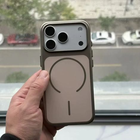 Étui de chargement sans fil magnétique MagSafe pour iPhone (gris, iPhone 14 Pro Max)
