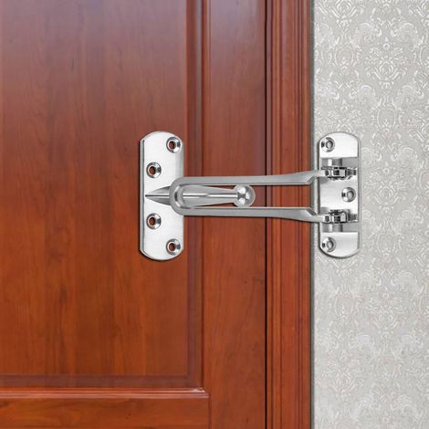 Verstärktes Sicherheitsschloss aus Zinklegierung für Haustüren, Sicherheitsriegel für Häuser und Hotels, hochbelastbares Riegelschloss, zuverlässige Hardware. (1/3)