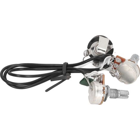 Accessoires pour instruments de musique GU232A, accessoires pour guitare, circuits de guitare, prises jack en cuivre, circuits A500K+B500K (1/5)