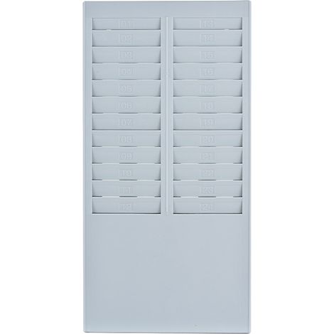 Irovami Support mural DOYO pour pointeuse, 24 emplacements, pour pointeuse de bureau (1/5)