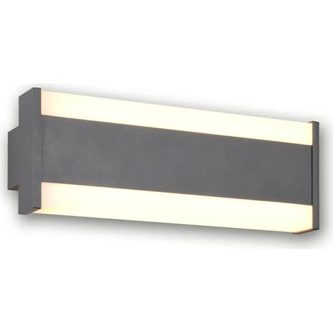 Trio Lighting Aplique de Pared LED Pequeño 30cm DAWSON para Exterior 7W 800lm Regulable IP54 (1/5)