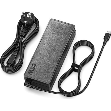 Chargeur USB-C 65W Power Delivery, Adaptateur Secteur Universel pour Ordinateur Portable, Compatible MacBook Pro/Air, Dell XPS, HP EliteBook, Lenovo ThinkPad, ASUS, Acer et Appareils USB-C (1/5)
