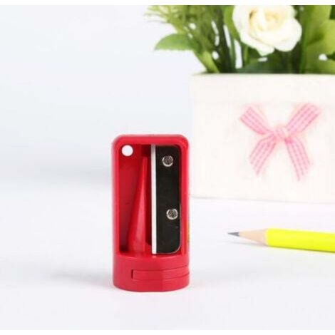 10-piece (red) Carpenter/Joiner Pencil Sharpener, Woodworking Pencil Cutter, Razor Sharpening Tool, Narrow Sharpening Tool, Hand Tools for Woodworking
