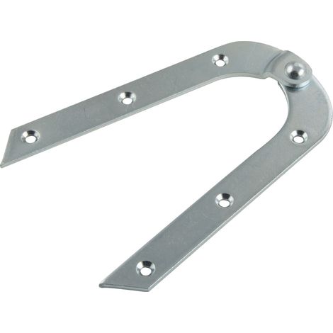 Leiterbänder gebogen 200x21 mm, Stahl verzinkt (1/2)