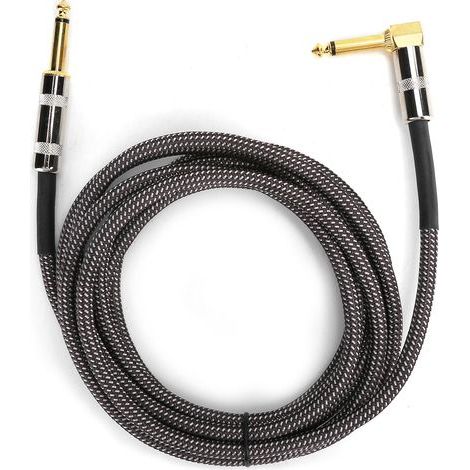 Câble Guitare Jack 6.35mm pour Ampli - 3m - Cordon Audio Professionnel JD6212 (1/5)
