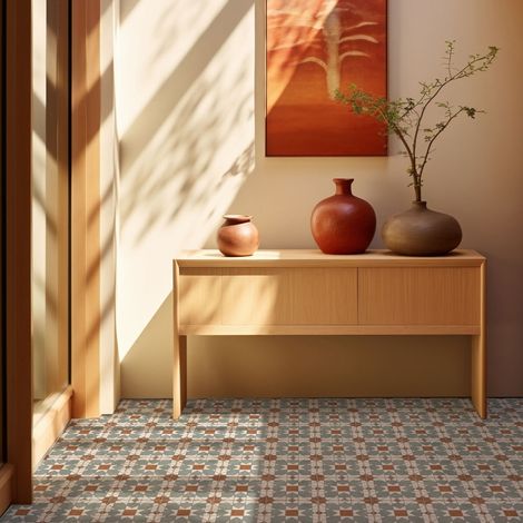 Carrelage Imitation Carreaux de Ciment ANDALUSIA Teulet 20x20cm (1/3)