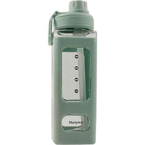 Gourde de sport 700 ml, étanche, avec paille, idéale pour les voyages et le sport. Gourde écologique en plastique pour étudiants.