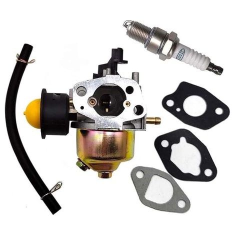 Lot de 2 kits carburateur avec bougie et joints compatible avec tondeuses Einhell GC-PM 46/1 S/GC-PM 51/2 S HW/HBM 46 R. (1/5)