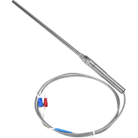 Fil de capteur de température pour thermocouple de type K à filetage M8, sonde de 150 mm, plage de mesure 0-400 °C (1 m) (1/5)