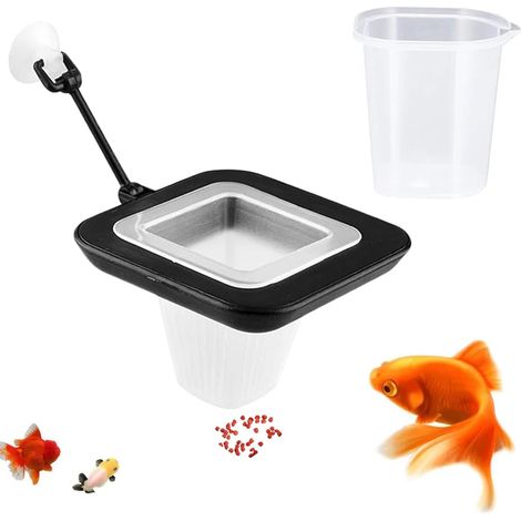 Aquarium Anneau d'alimentation, Poisson Anneau d'alimentation, Fish Anneau d'alimentation, Cercle de Nourriture Flottante, pour Poissons Rouges, Cichlidés, Guppys (1/5)