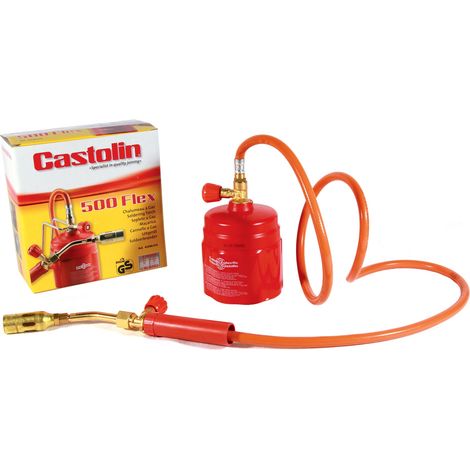 Castolin – Challumeau 500 FLEX – Torche MIG MAG 1650°C – Autonomie 2h – Changement rapide de cartouche – Pour brasage tendre (1/3)