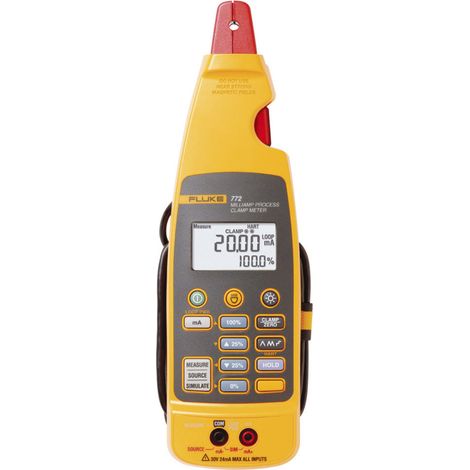 Fluke 772 Stromzange, Hand-Multimeter digital Prozess-Stromausgabe CAT II 300 V Anzeige (Counts): 1 (1/2)