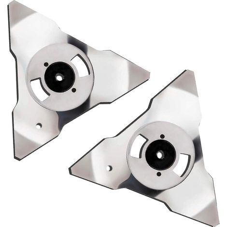 Lot de 2 Lames de Rechange pour Tondeuse Robot Robomow RS TS MS RC TC MC, Acier Inoxydable, Compatibles Modèles Multiples (1/2)
