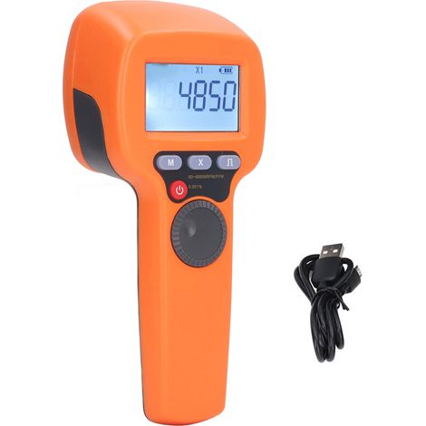 Stroboscope numérique portable haute précision LED flash sans contact pour mesure de vitesse moteur HVAC impression rotation (1/5)