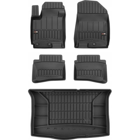 SET tappetini in gomma 3D per bagagliaio Hyundai i20 2 HB 2014-2020 (1/5)