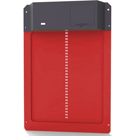 Porte automatique pour poulailler, porte automatique photosensible de deuxième génération améliorée, rouge (1/5)