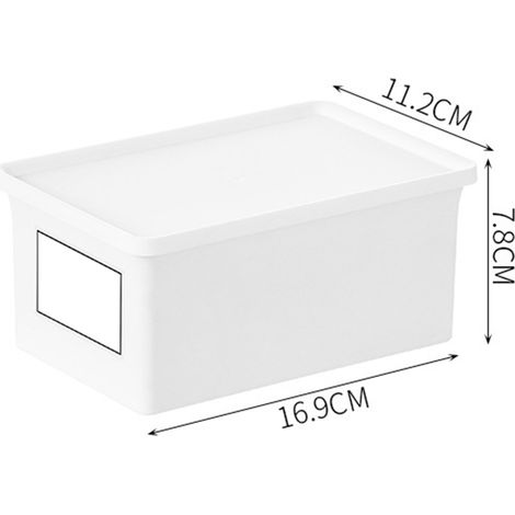 Boîte de Stockage à Poudre de Lessive Plastique avec Couvercle Empilable et Antihumidité pour Détergent en Grains, Capsules ou Pods (1/4)
