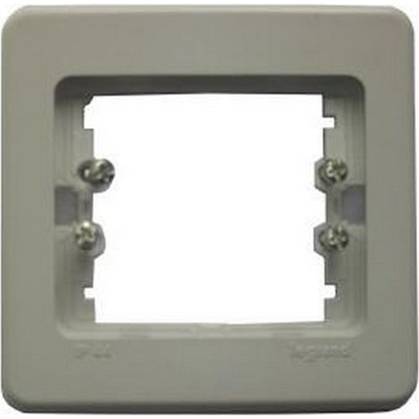 Legrand 85500 - Platte 1 Station Sagane Plexo grau IP44 IK08