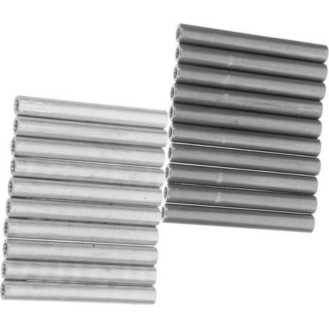 20pièces Tiges Fer Et Aluminium Pour Électrolyseur Chauffe-eau Anode De Remplacement Tiges De Test De Précision,1065mm (1/4)