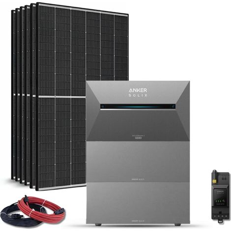 Kit solaire 3000Wc TrinaSolar - Batterie Anker 8,04 kWh