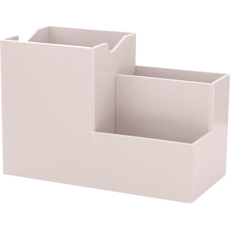 Support Stylo - Organiseur Bureau 3 Compartiments - Pour Stylos Crayons Pinceaux - 15 x 10 x 7,4 cm - 1 Pièce