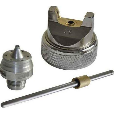 Kit ugello vernice Mota P700-K25 acciaio inox 2.5 mm argento