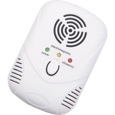 Mini-Ultraschall-Insekten- und Nagerabwehrgerät, wehrt Insekten und Nagetiere sicher und effektiv ab, kompaktes und leichtes Design, ideal für Zuhause und Büro.