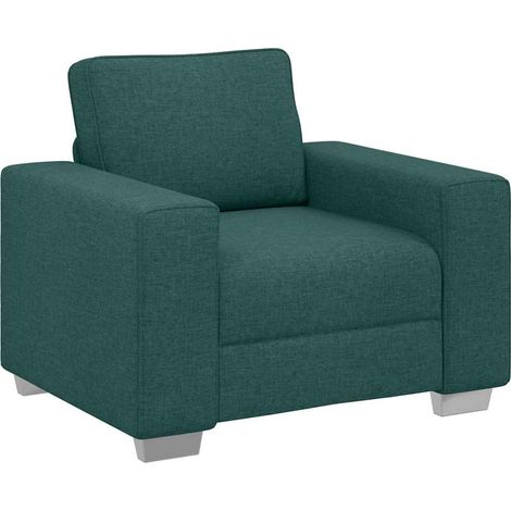 Maison Exclusive - Poltrona Sofa Verde Scuro 100 cm Tessuto