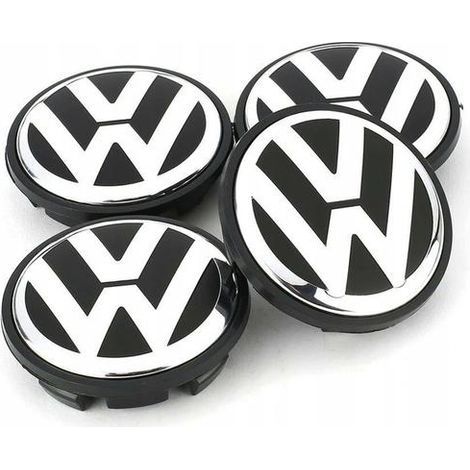 [LCS] 60-mm-Nabenkappen für Volkswagen-Felgen (4 Stück) – Komplett (1/5)