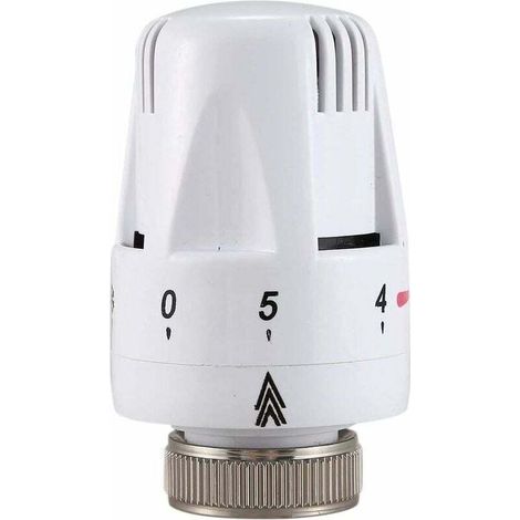 1/2" Brass Thermostatic Radiator Valve - Straight Type DN15 - Automatic Temperature Control - Underfloor Heating (DN15) (1/4)
