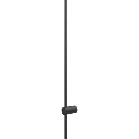 Minimalistische Wandleuchte, länglicher schwarzer Stab, 90 cm, für Wohnzimmer, Schlafzimmer, variable Farbe, LED 12W SWING Milagro