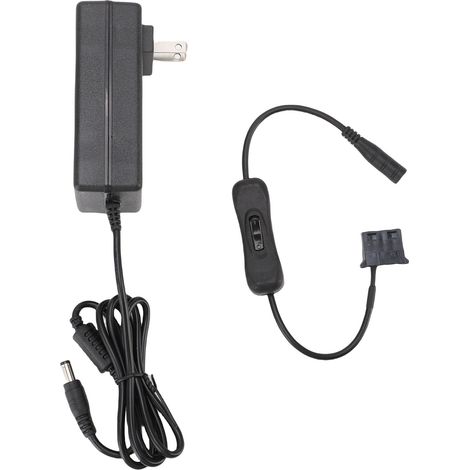 Ortviai Alimentation Externe 24 V 3 A pour Pompe à Eau et Ventilateur d’Évacuation – Connecteur 5,5 x 2,5 mm, Boîtier ABS