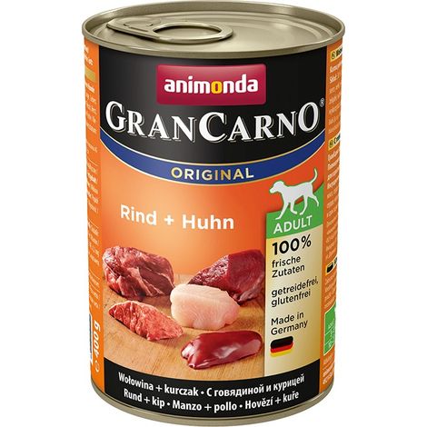ANIMONDA Grancarno Adulto Mix de sabores Comida h煤meda para perros lata 12x400g (1/2)