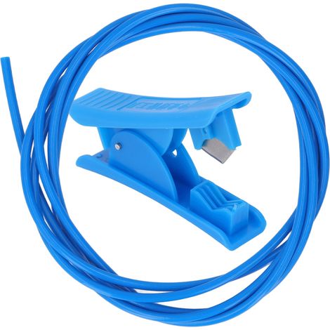 Kit de tubes PTFE pour imprimante 3D, tête d'impression PTFE, raccord pneumatique, chapeau en silicone MK8, buse de 0,4 mm pour Ender 3, 2 m / 78,7 pouces (1/5)