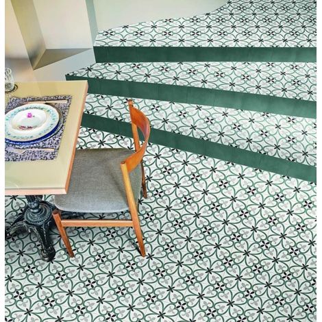 Carrelage Imitation Carreaux de Ciment D SEGNI COLORE Tappeto 5 20x20cm (1/3)