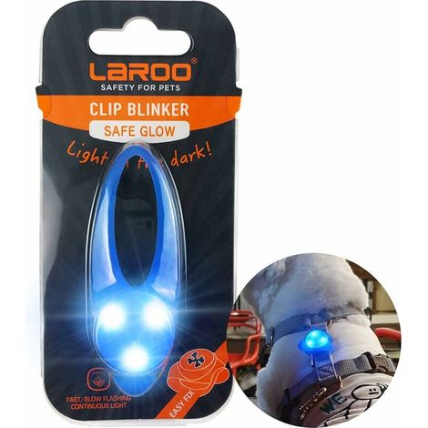 Pendants for Dog Collars, Waterproof Soft Silicone Safety Flashing LED Light for Outdoor Sports and Walking Dogs Cats (1/5)