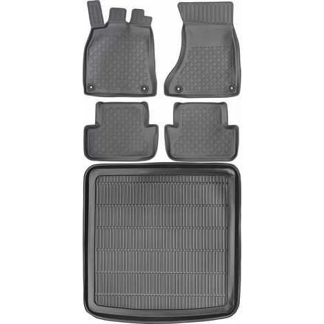 Juego de alfombrillas para coche y maletero para Audi A4 B8 Kombi (2007-2015).