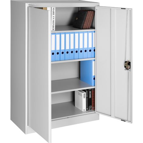 Armadietto in Acciaio Porta Documenti Schedario per Ufficio con Serratura 2 Key